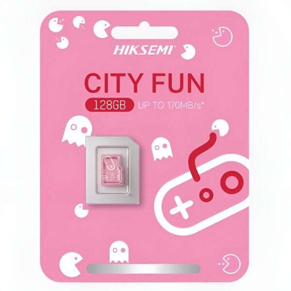Hiksemi City Fun V30 128GB MicroSDXC - High-Speed Memory Card for 4K Video and Photography