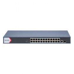 Hikvision 24 Port Gigabit PoE Smart + 1 Gbps RJ45 + 1 Gbps SFP Switch Part No: NW298-2