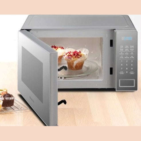 Hisense 20l Silver Mirror Auto Microwave Retail Box 1 year