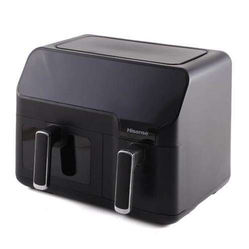 Hisense Electronic 8.6L Dual Airfryer Black - Versatile Cooking Made Easy