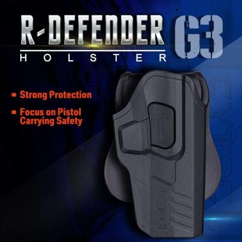 Cytac Glock 17, 22, 31 R Defender Holster HS OWB