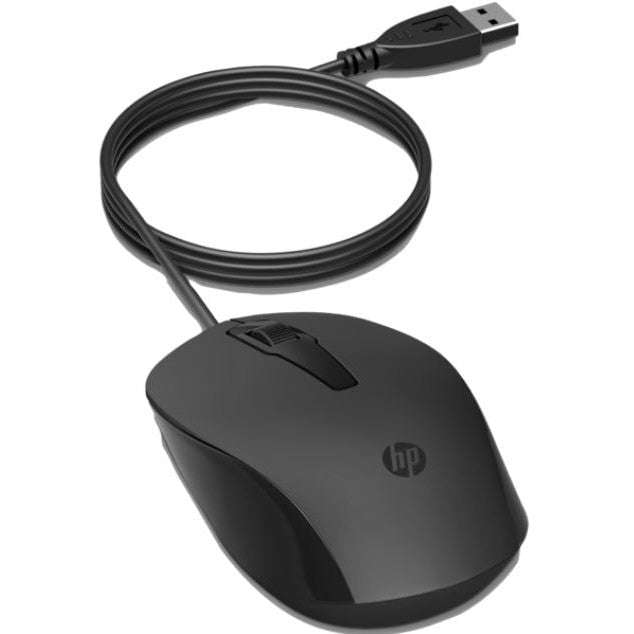 HP 150 Wired Mouse Optical Black