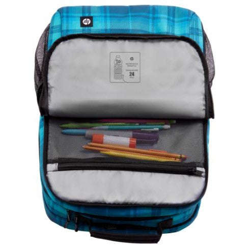 HP Campus XL Tartan Plaid Backpack  Stylish & Spacious Laptop Carry