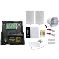 IDS 806 8 Zone Alarm Kit 2222S  Complete Security Solution