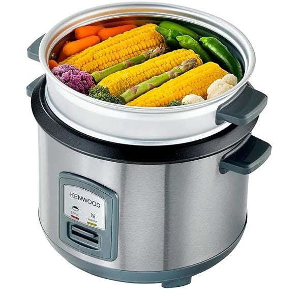 Kenwood Stainless Steel 1.8L Rice Cooker Retail Box 1 year