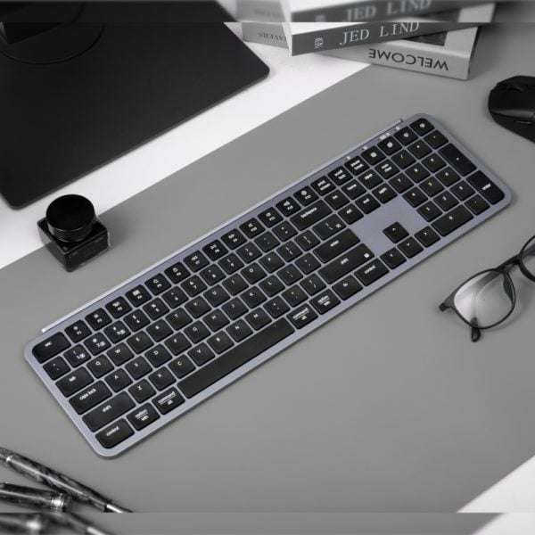 Keychron B6 Pro Ultra-Slim 100% Wireless Keyboard  Space Grey
