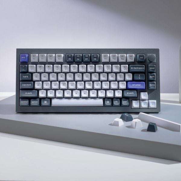 Keychron Q1 Pro 75% Red K Pro Switches RGB Wireless Keyboard  Grey