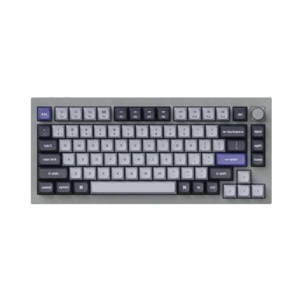 Keychron Q1 Pro 75% Red K Pro Switches RGB Wireless Keyboard  Grey