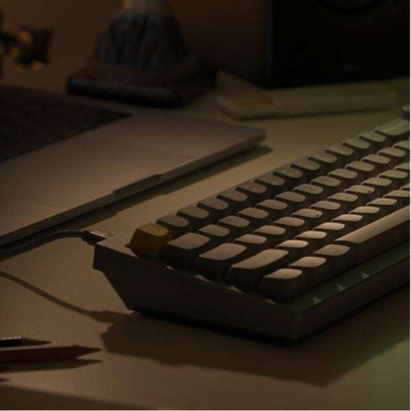 Keychron Q2 65% Red G Pro Switches Aluminium RGB Wired Keyboard  Grey