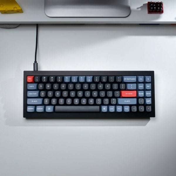 Keychron Q7 70% Red G Pro Switches Aluminium RGB Wired Keyboard  Black