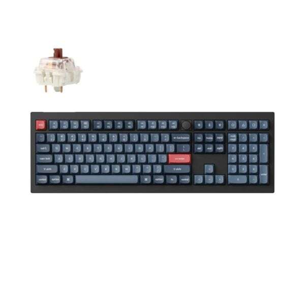 Keychron V6 Max Wireless Custom Keyboard  BROWN Switch