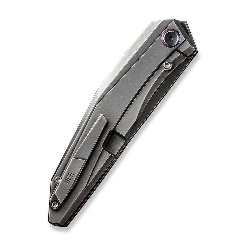 WEKNIFE Cybernetic Top Flipper Knife Titanium Handle (3.91" CPM 20CV Blade) WE22033-6