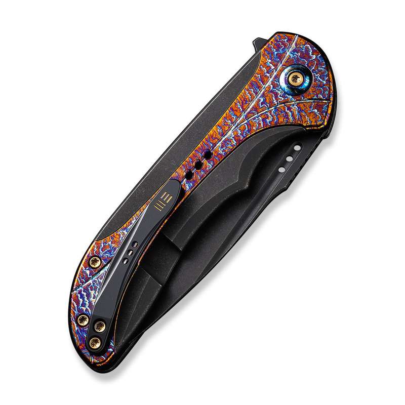 WEKNIFE Equivik Flipper Knife Titanium Handle (3.48" CPM 20CV Blade) WE23020-2