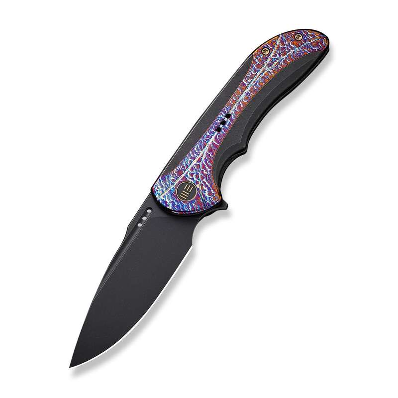 WEKNIFE Equivik Flipper Knife Titanium Handle (3.48" CPM 20CV Blade) WE23020-2