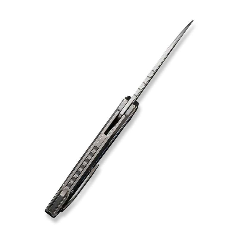 WEKNIFE Falcaria Flipper & Thumb Hole Knife Titanium Handle (3.64" CPM 20CV Blade) WE23012B-1