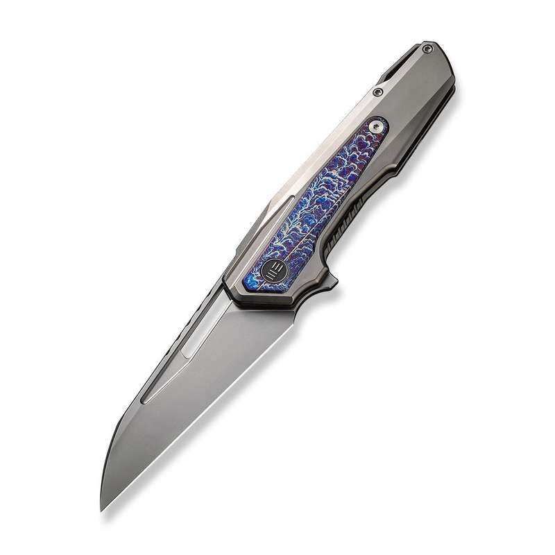 WEKNIFE Falcaria Flipper & Thumb Hole Knife Titanium Handle (3.64" CPM 20CV Blade) WE23012B-1