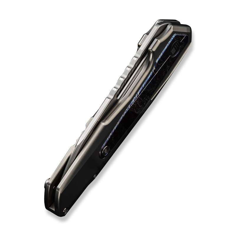 WEKNIFE Falcaria Flipper & Thumb Hole Knife Titanium Handle (3.64" CPM 20CV Blade) WE23012B-1