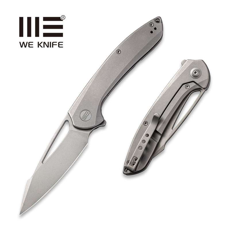 WEKNIFE Fornix Flipper & Thumb Hole Knife Titanium Handle (3.48" CPM 20CV Blade) 2016A