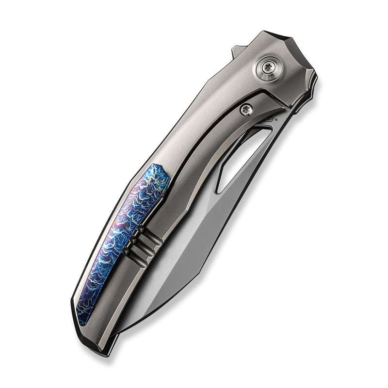 WEKNIFE Ignio Flipper & Thumb Hole Knife Titanium Handle (3.3" CPM 20CV Blade) WE22042B-4