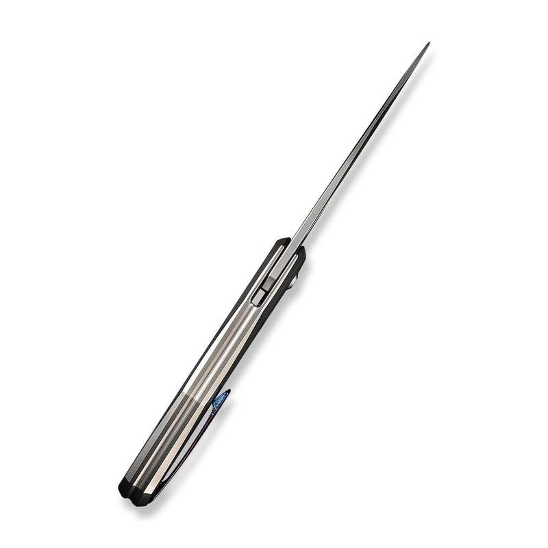 WEKNIFE Ignio Flipper & Thumb Hole Knife Titanium Handle (3.3" CPM 20CV Blade) WE22042B-4