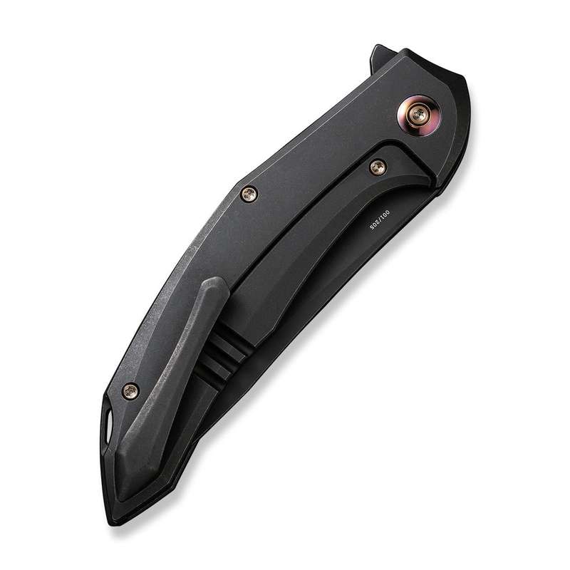 WEKNIFE Merata Flipper Knife Titanium Handle (3.68" CPM 20CV Blade) WE22008A-1