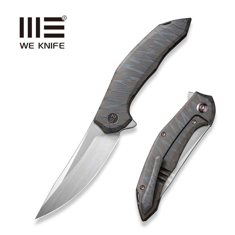 WEKNIFE Merata Flipper Knife Titanium Handle (3.68" CPM 20CV Blade) WE22008A-3