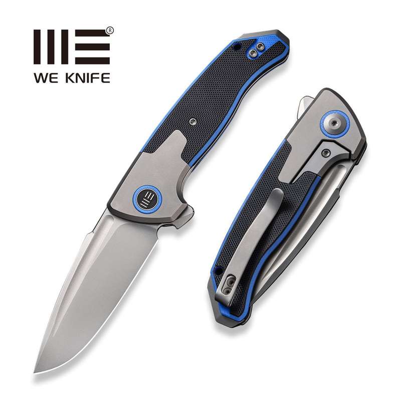 WEKNIFE Press Check Flipper Knife Titanium & G10 Handle (3.15" CPM 20CV Balde) WE20078B-2