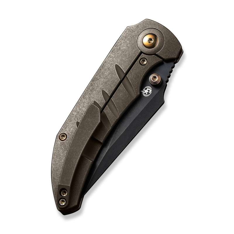 WEKNIFE Riff-Raff Thumb Stud Knife Titanium Handle (3.12" CPM 20CV Blade) WE22020B-1