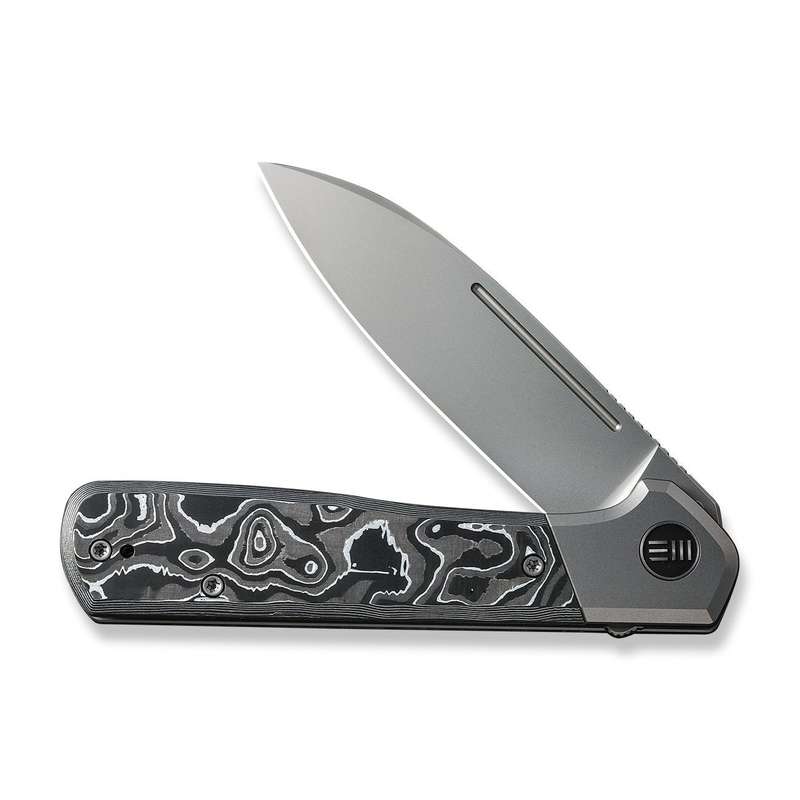 WEKNIFE Soothsayer Flipper Knife Titanium & Carbon Fiber Handle (3.48" CPM 20CV Blade) WE20050-3
