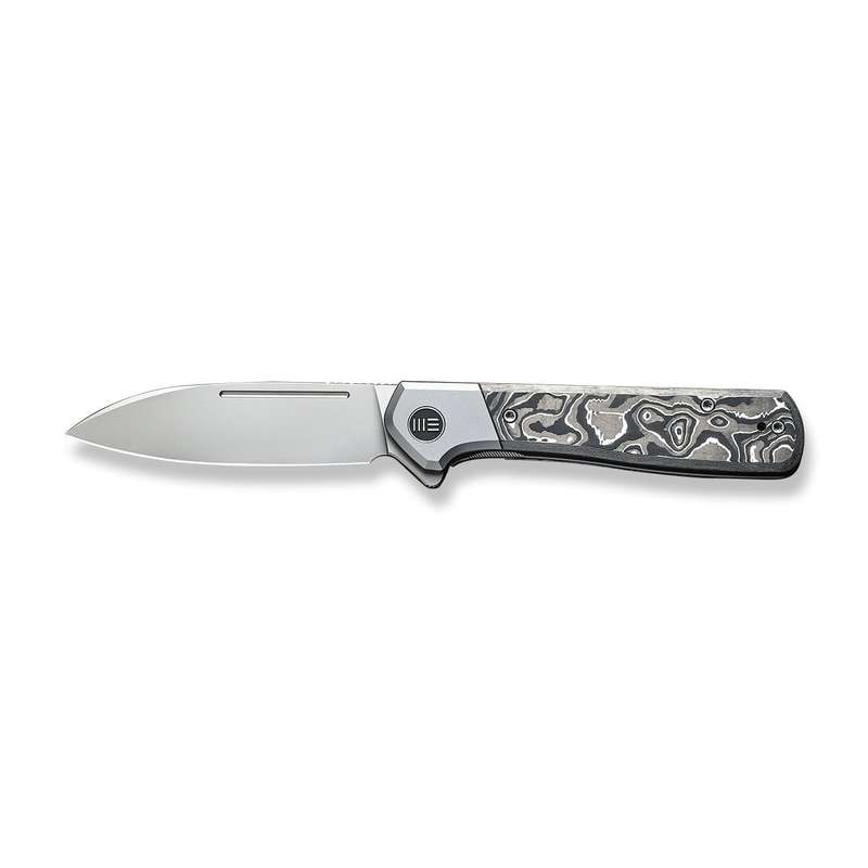 WEKNIFE Soothsayer Flipper Knife Titanium & Carbon Fiber Handle (3.48" CPM 20CV Blade) WE20050-3