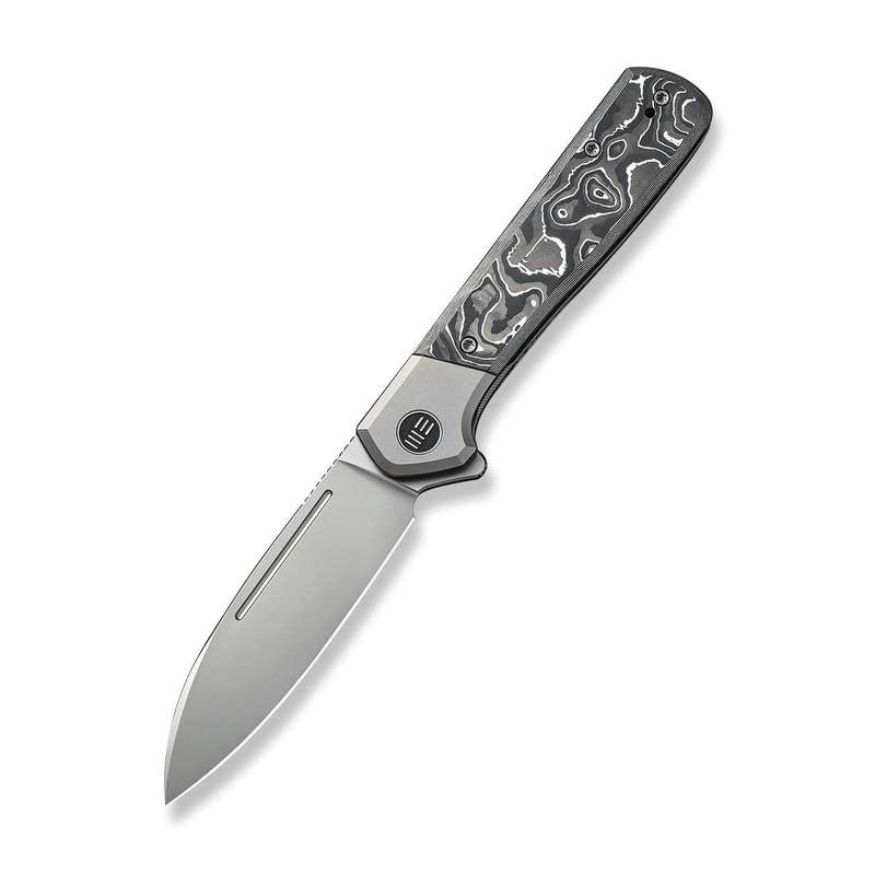 WEKNIFE Soothsayer Flipper Knife Titanium & Carbon Fiber Handle (3.48" CPM 20CV Blade) WE20050-3
