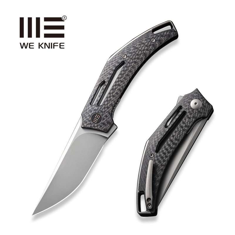 WEKNIFE Speedliner Flipper Knife Carbon Fiber Handle (3.39" CPM 20CV Blade) WE22045B-1