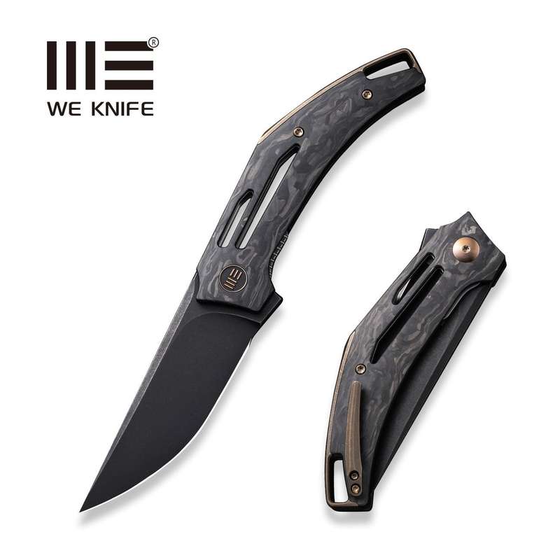 WEKNIFE Speedliner Flipper Knife Carbon Fiber Handle (3.39" CPM 20CV Blade) WE22045B-2