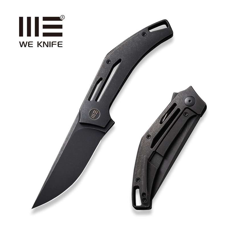 WEKNIFE Speedliner Flipper Knife Titanium Handle (3.39" CPM 20CV Blade) WE22045C-1