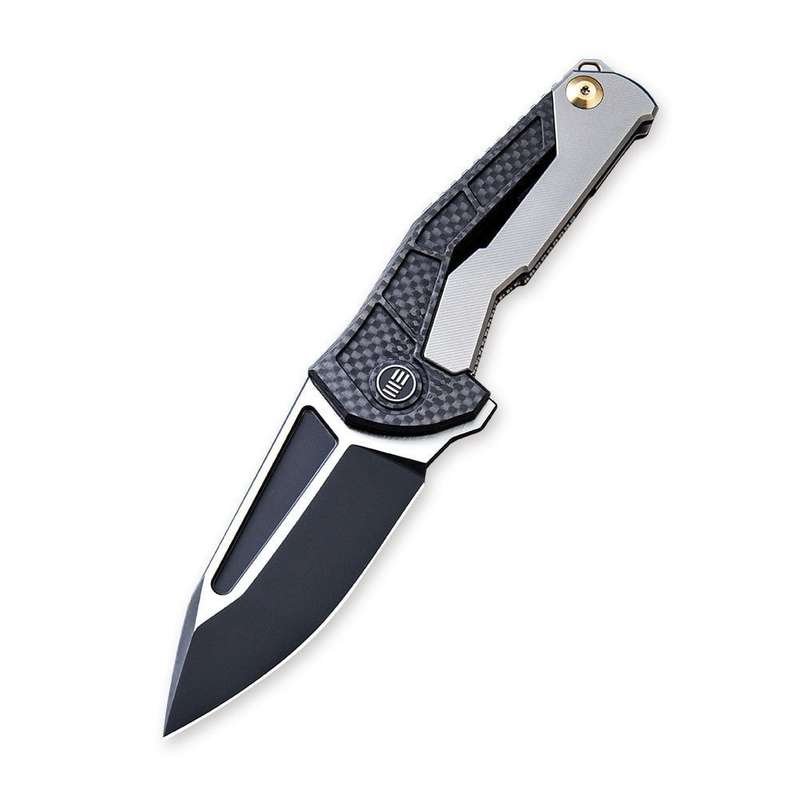 WEKNIFE Sugga Flipper Knife Titanium & Carbon Fiber Handle (3.55" CPM S35VN Blade) 915B