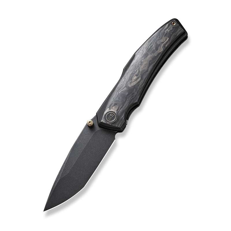 WEKNIFE Swordfin Front Flipper & Thumb Stud Knife Carbon Fiber Handle (3.28" CPM 20CV Blade) WE23...