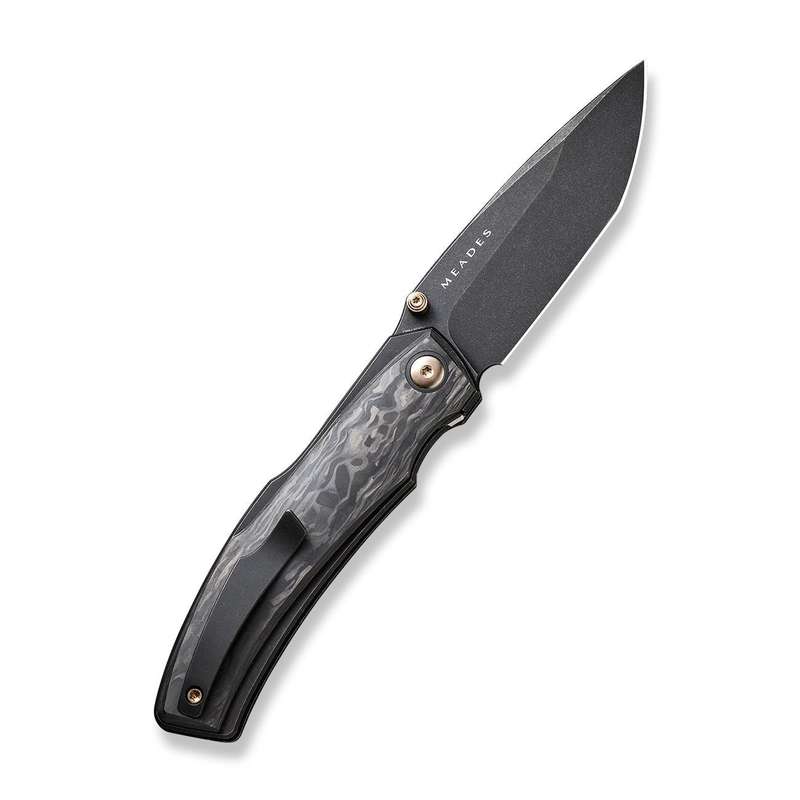 WEKNIFE Swordfin Front Flipper & Thumb Stud Knife Carbon Fiber Handle (3.28" CPM 20CV Blade) WE23...