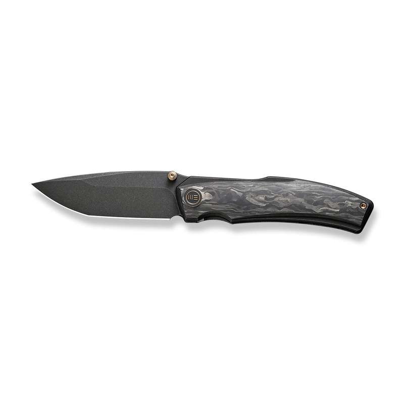 WEKNIFE Swordfin Front Flipper & Thumb Stud Knife Carbon Fiber Handle (3.28" CPM 20CV Blade) WE23...