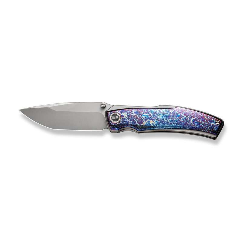 WEKNIFE Swordfin Front Flipper & Thumb Stud Knife Titanium Handle (3.28" CPM 20CV Blade) WE23067-1