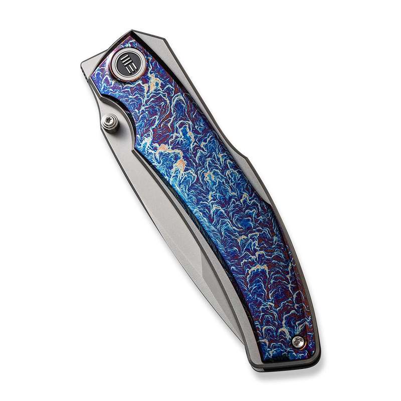 WEKNIFE Swordfin Front Flipper & Thumb Stud Knife Titanium Handle (3.28" CPM 20CV Blade) WE23067-1