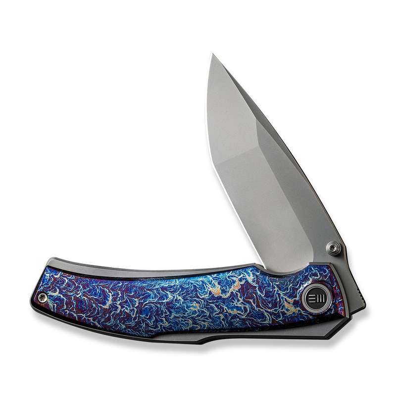 WEKNIFE Swordfin Front Flipper & Thumb Stud Knife Titanium Handle (3.28" CPM 20CV Blade) WE23067-1