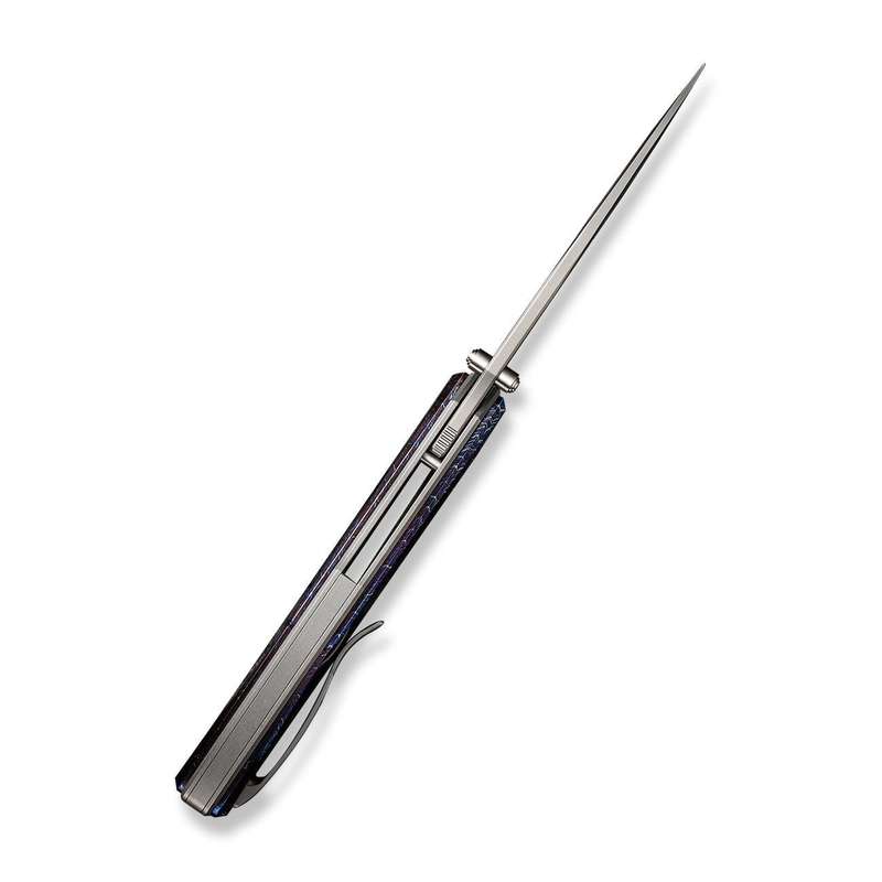 WEKNIFE Swordfin Front Flipper & Thumb Stud Knife Titanium Handle (3.28" CPM 20CV Blade) WE23067-1