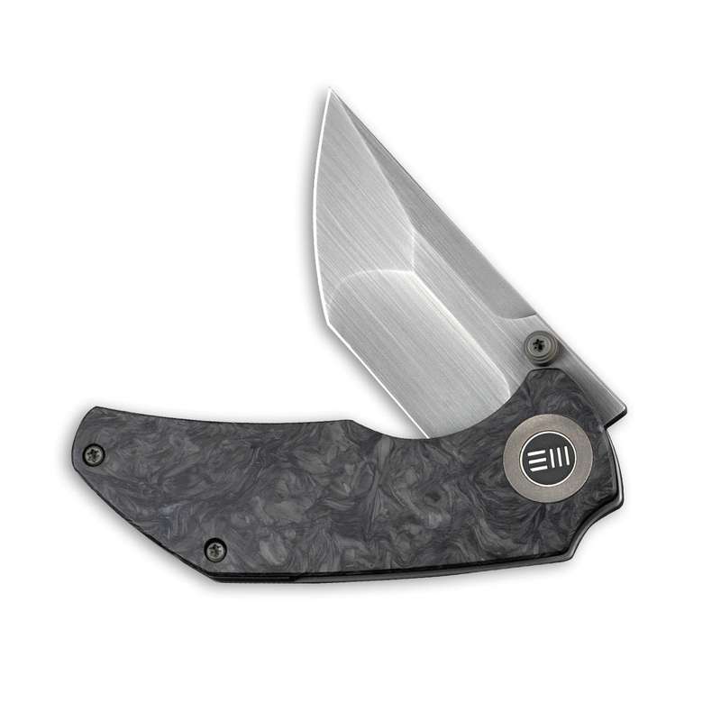 WEKNIFE Thug Thumb Stud Knife Titanium & Carbon Fiber Handle (2.69" CPM 20CV Blade) 2103C