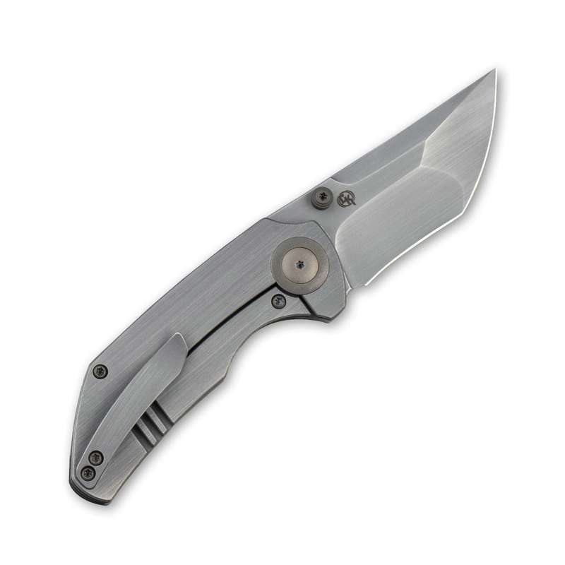 WEKNIFE Thug Thumb Stud Knife Titanium & Carbon Fiber Handle (2.69" CPM 20CV Blade) 2103C