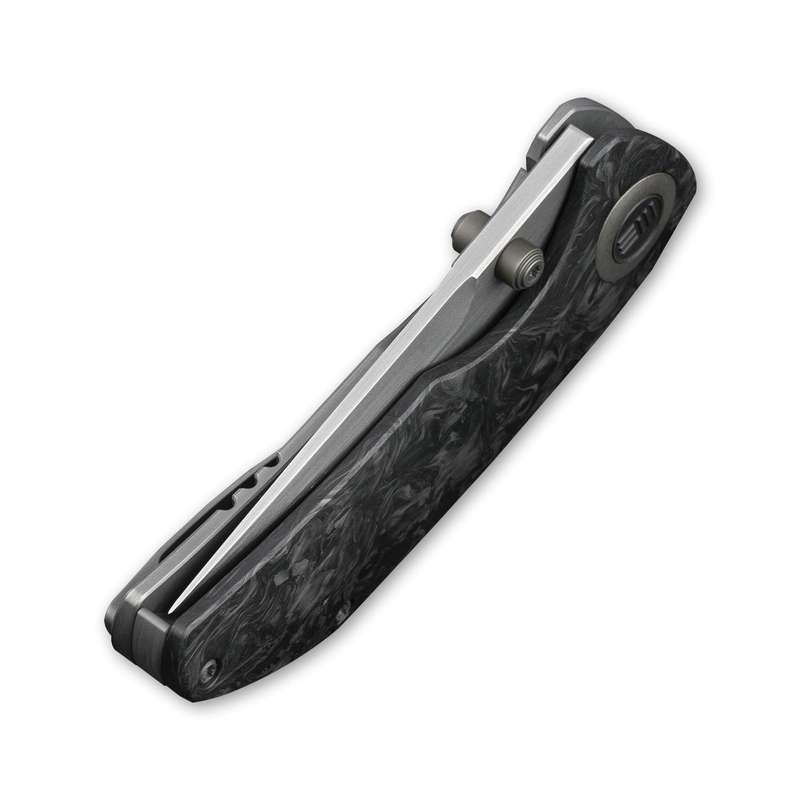 WEKNIFE Thug Thumb Stud Knife Titanium & Carbon Fiber Handle (2.69" CPM 20CV Blade) 2103C