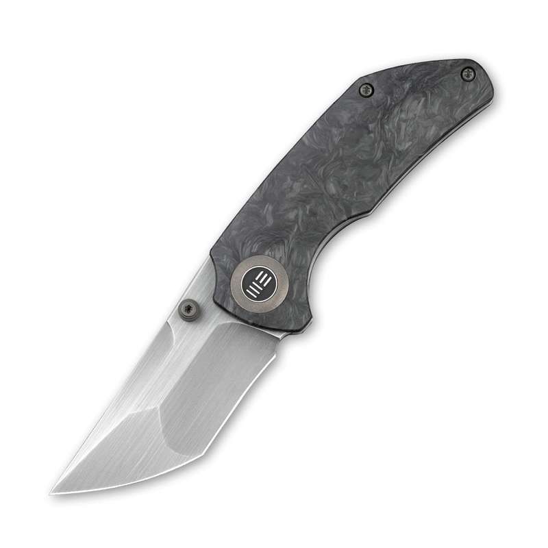 WEKNIFE Thug Thumb Stud Knife Titanium & Carbon Fiber Handle (2.69" CPM 20CV Blade) 2103C