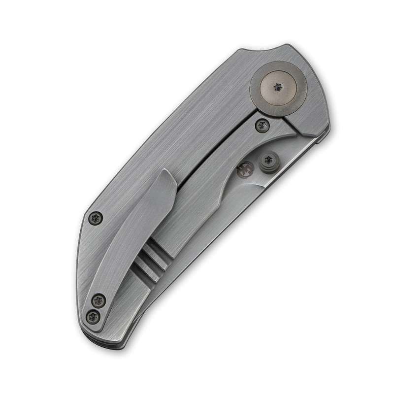 WEKNIFE Thug Thumb Stud Knife Titanium & Carbon Fiber Handle (2.69" CPM 20CV Blade) 2103C