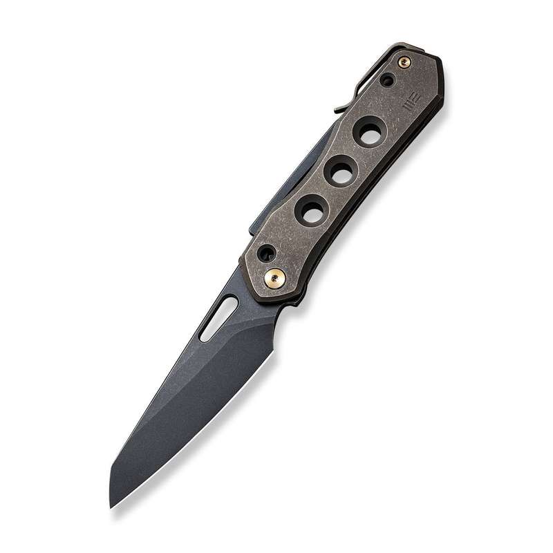 WEKNIFE Vision R Manual Thumb & Thumb Hole & Superlock Knife Titanium Handle (3.54" CPM 20CV Blad...