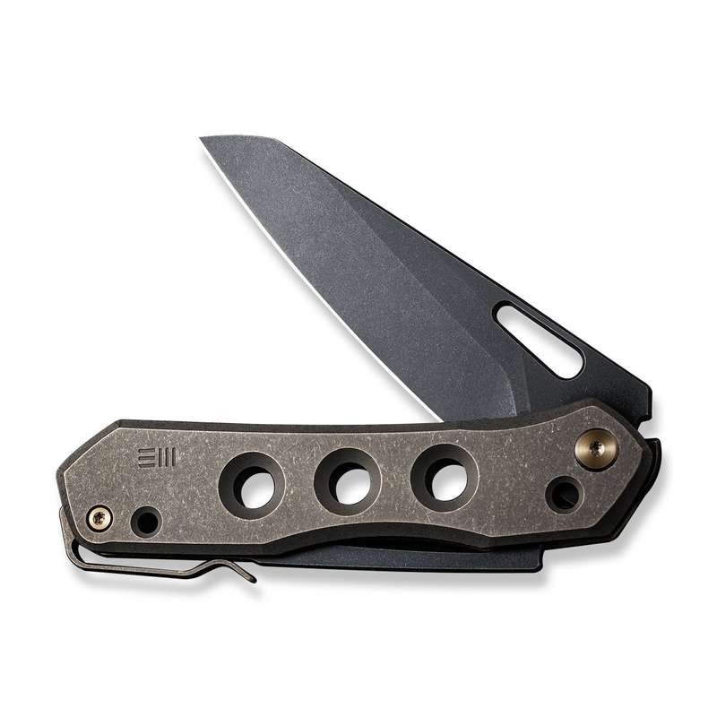 WEKNIFE Vision R Manual Thumb & Thumb Hole & Superlock Knife Titanium Handle (3.54" CPM 20CV Blad...