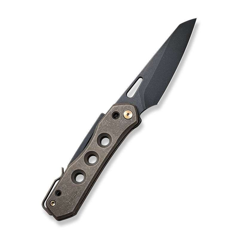 WEKNIFE Vision R Manual Thumb & Thumb Hole & Superlock Knife Titanium Handle (3.54" CPM 20CV Blad...
